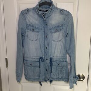 Max Jeans Light Blue Denim utility Jacket size xs